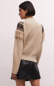 SweatersNorth Fringe Sweater Stone