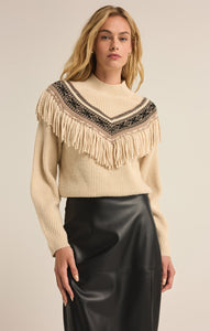 SweatersNorth Fringe Sweater Stone