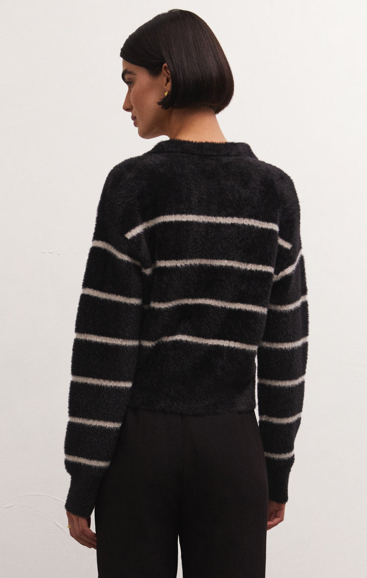 Sweaters Monique Stripe Sweater Black