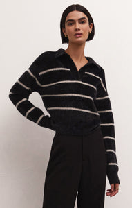 SweatersMonique Stripe Sweater Black