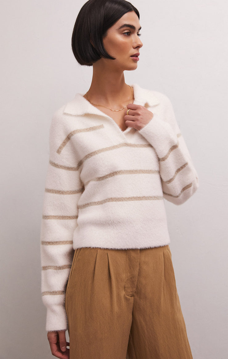 Sweaters Monique Stripe Sweater Sandstone