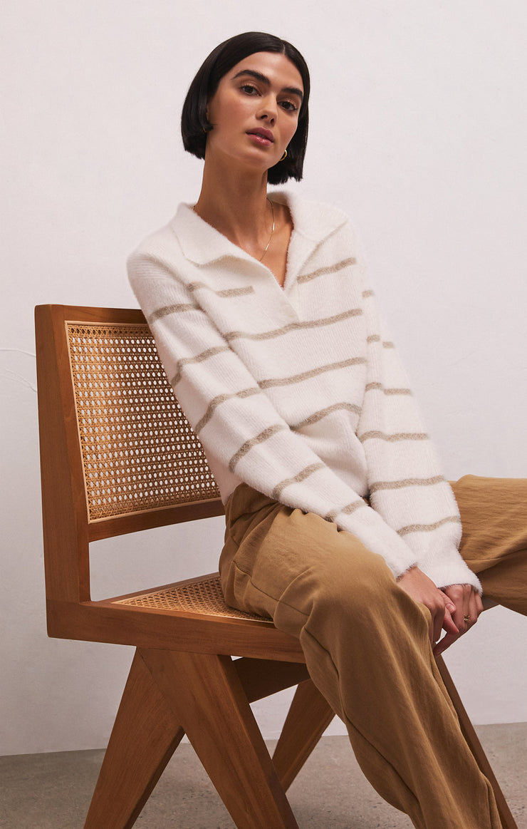 Sweaters Monique Stripe Sweater Sandstone
