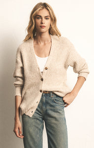 SweatersJosie Cardigan Light Oatmeal Heather