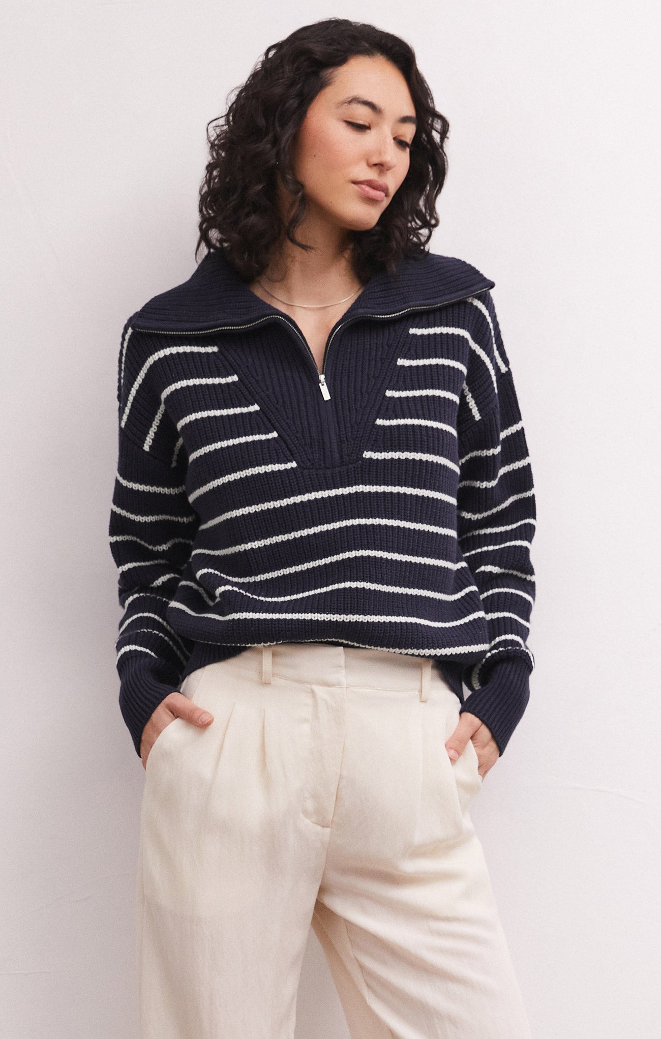 Z supply striped clearance hoodie