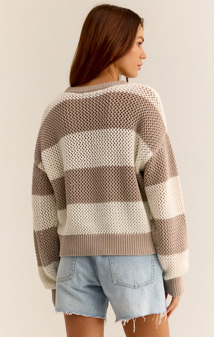 Sweaters Broadbeach Stripe Sweater Putty