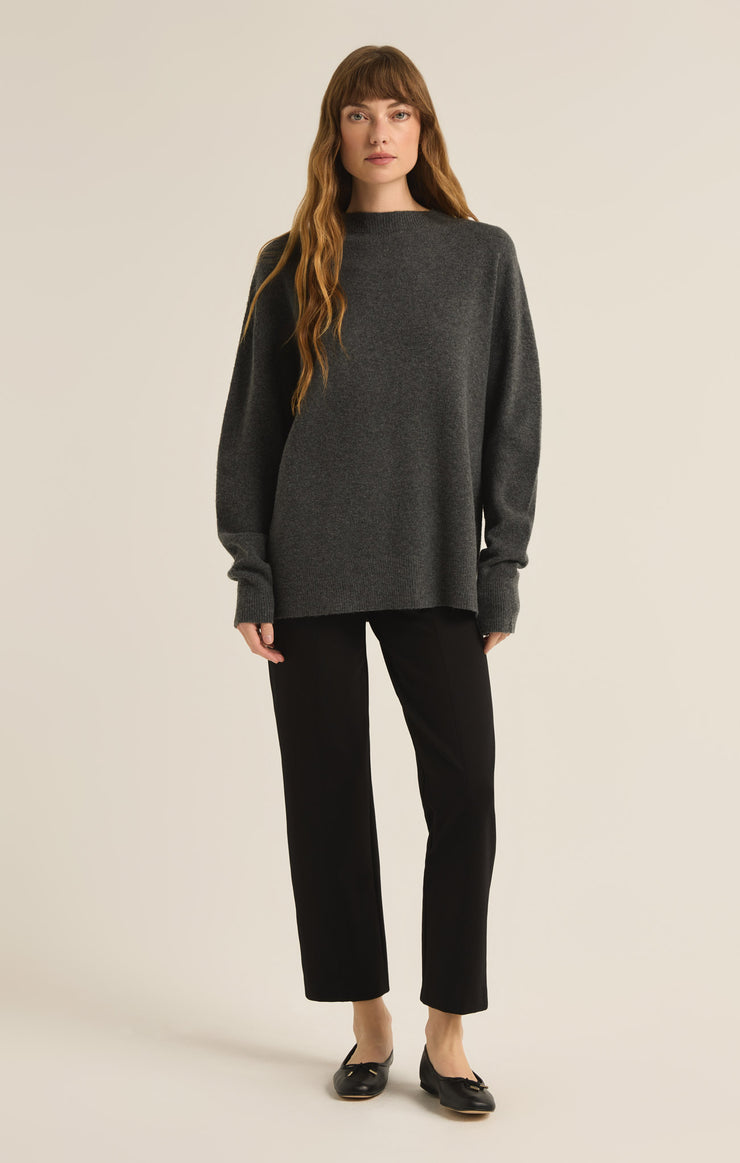 Sweaters Gia Crew Neck Sweater Charcoal Heather