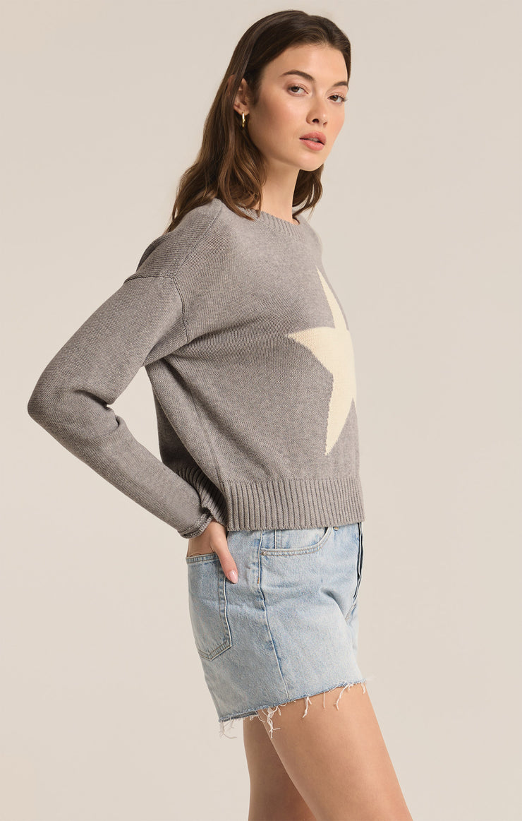 Sweaters Sienna Star Sweater Classic Heather Grey