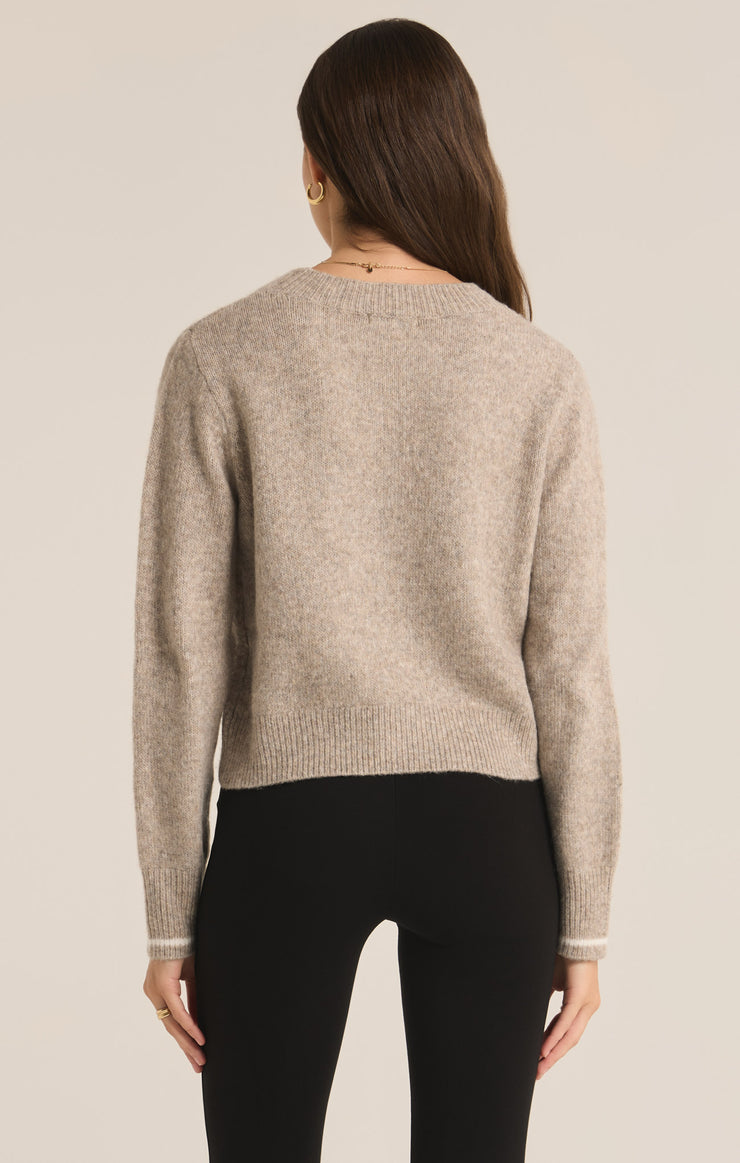 Sweaters Amour Milan Sweater Heather Taupe