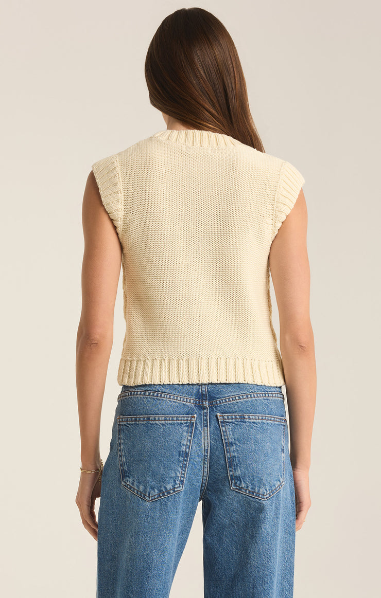 Sweaters Set Adrift Sweater Vest Sea Salt