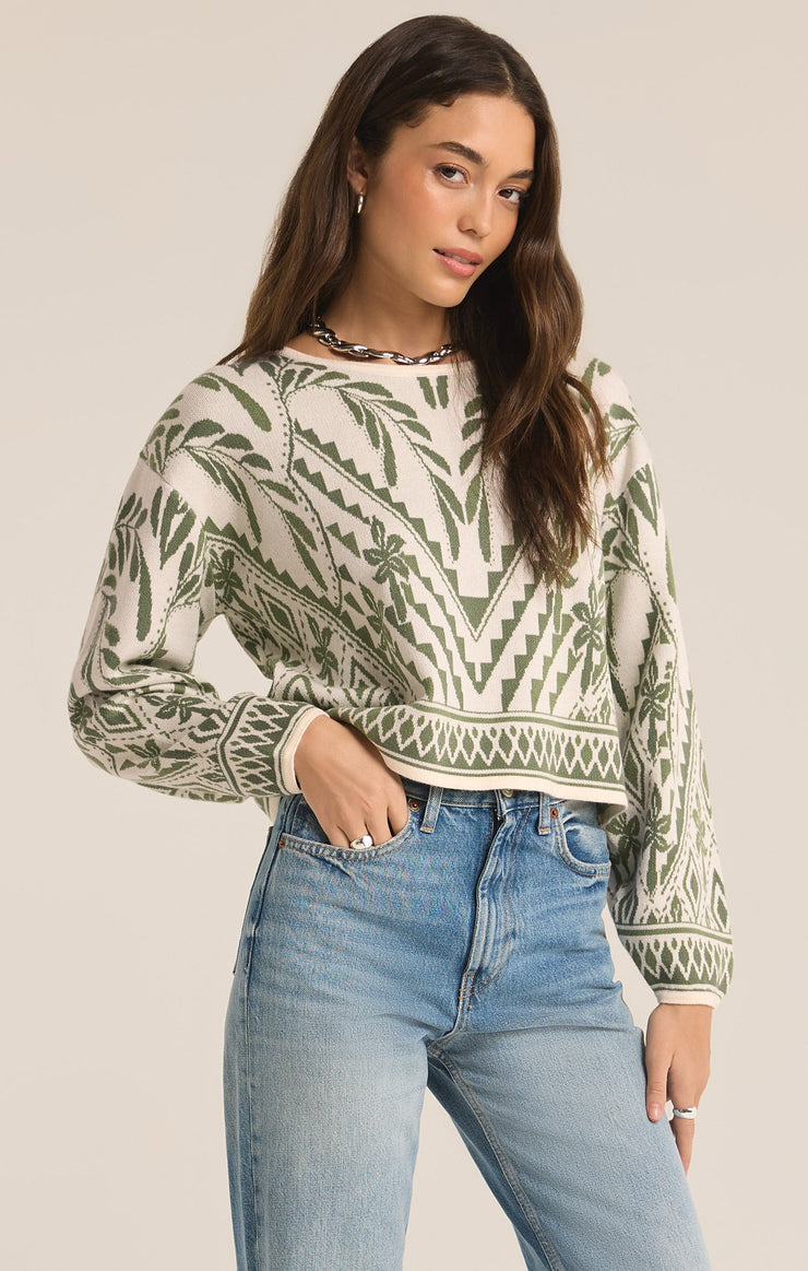 Sweaters Yeva Sweater Palm Green