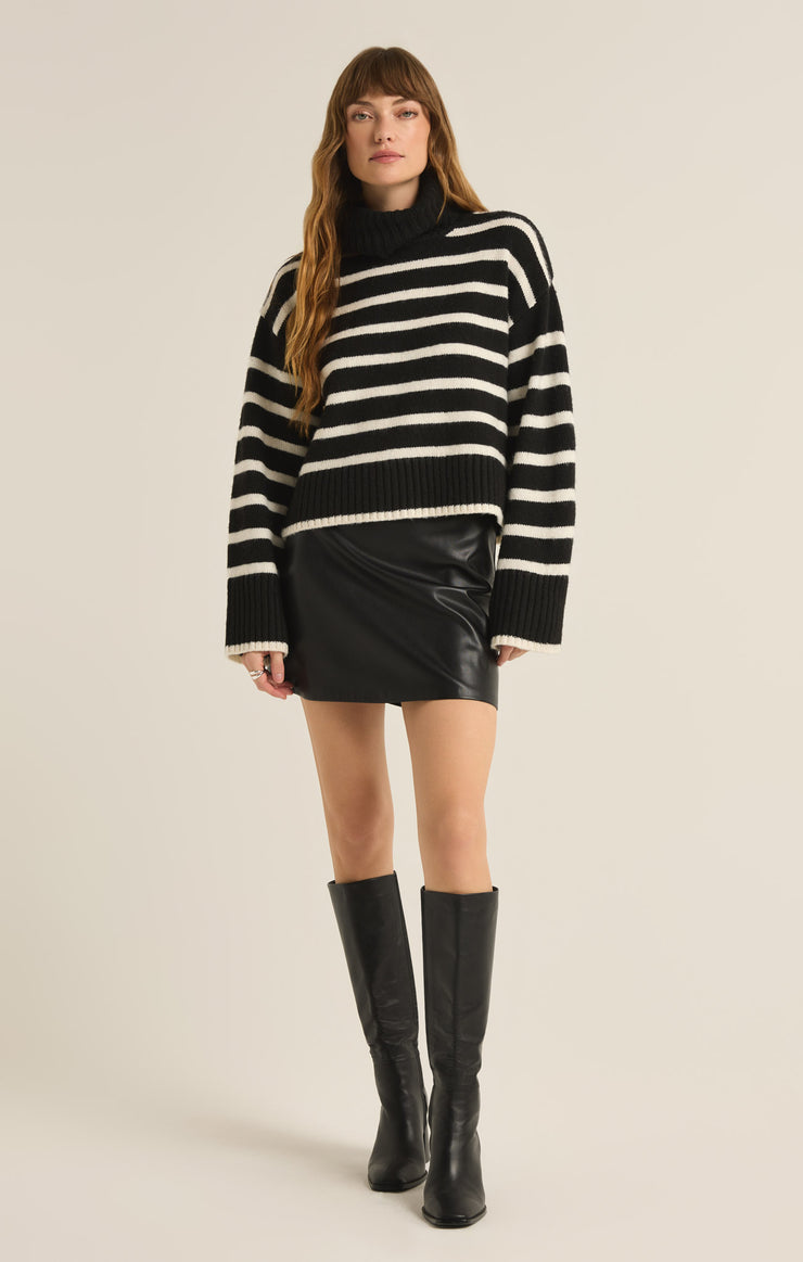 Sweaters Josephine Stripe Turtleneck Sweater Josephine Stripe Turtleneck Sweater