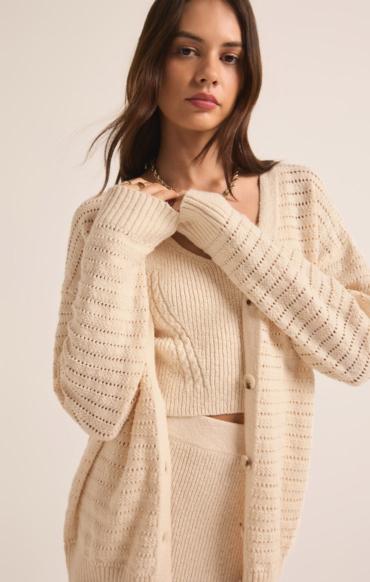 Sweaters Arcadia Pointelle Cardigan Arcadia Pointelle Cardigan