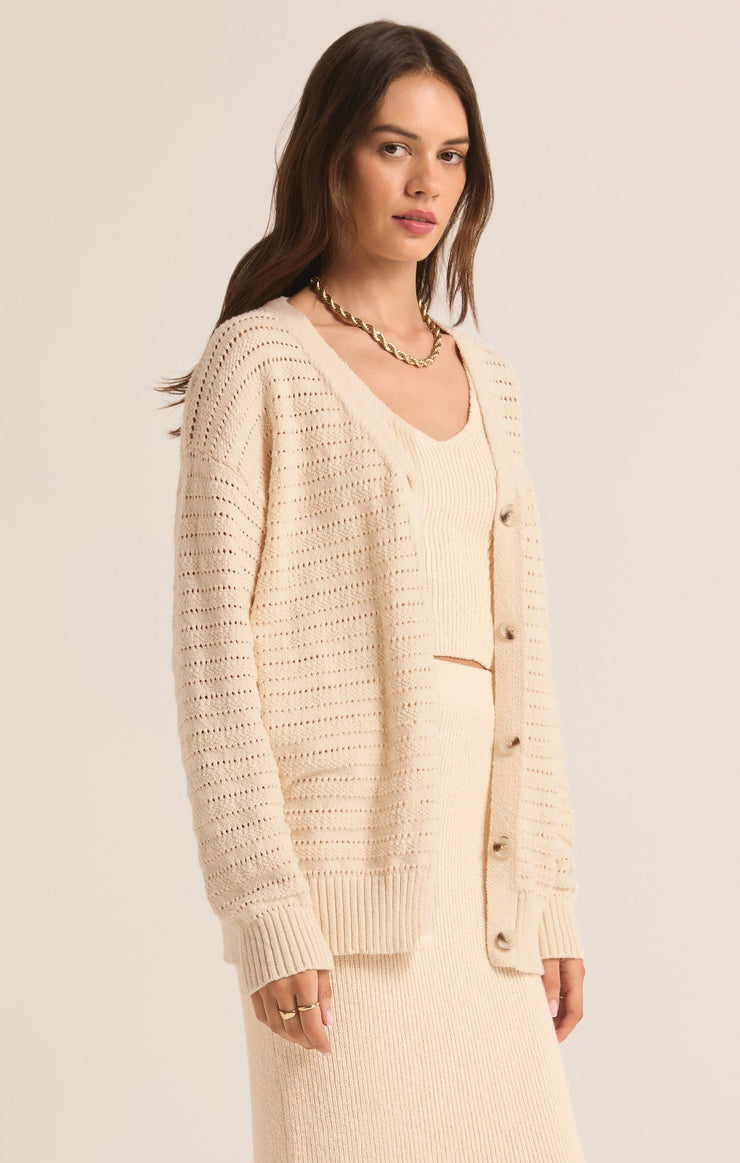 Sweaters Arcadia Pointelle Cardigan Arcadia Pointelle Cardigan