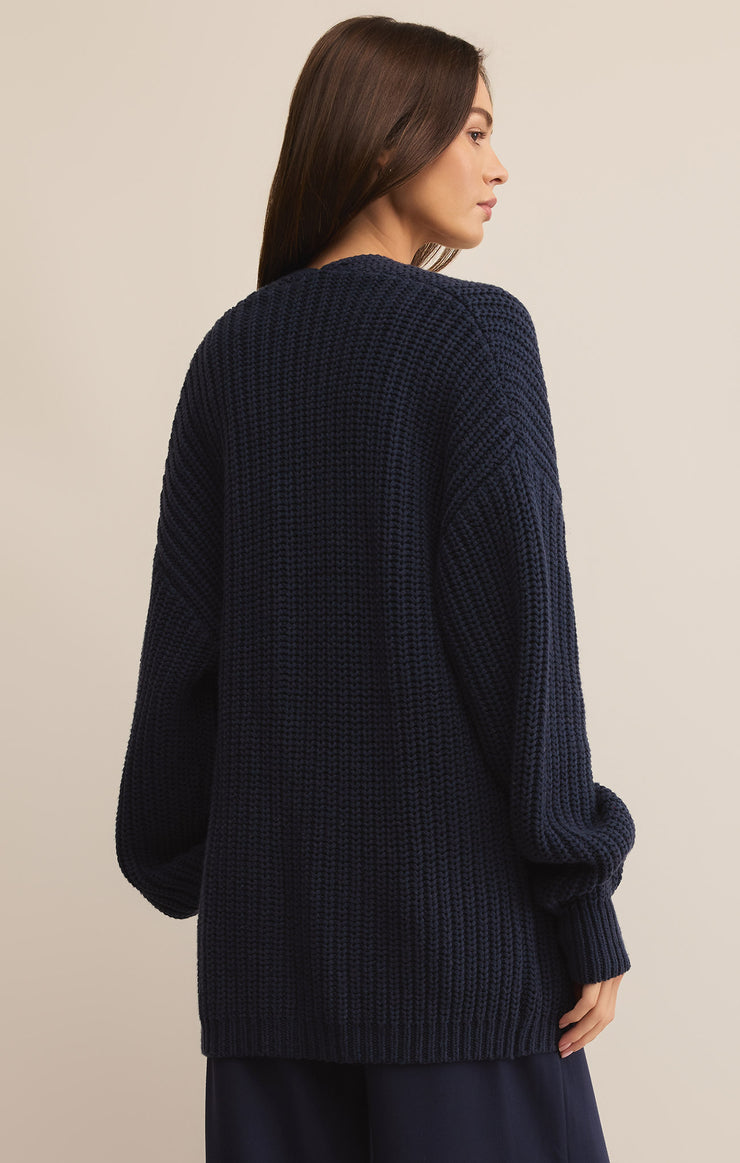 Sweaters Sutton Rib Cardigan Eclipse