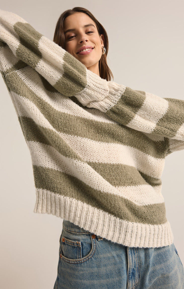 Sweaters Anders Stripe Crew Neck Sweater Anders Stripe Crew Neck Sweater