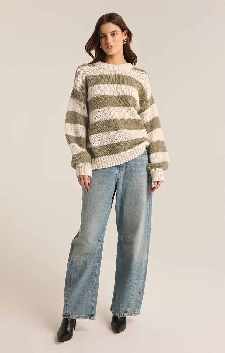 Sweaters Anders Stripe Crew Neck Sweater Willow