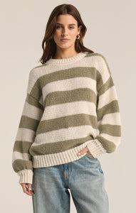 SweatersAnders Stripe Crew Neck Sweater Willow