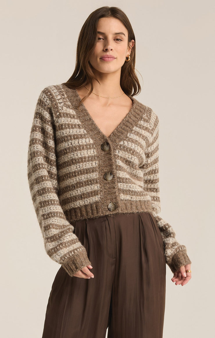 Metallic cardigan sweater hotsell