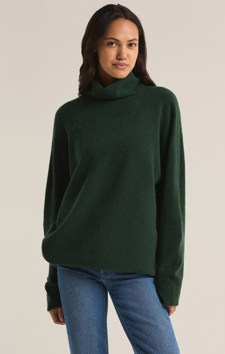 Sweaters Richie Turtleneck Sweater Cyprus Green