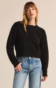 SweatersDestiny Plush Sweater Black