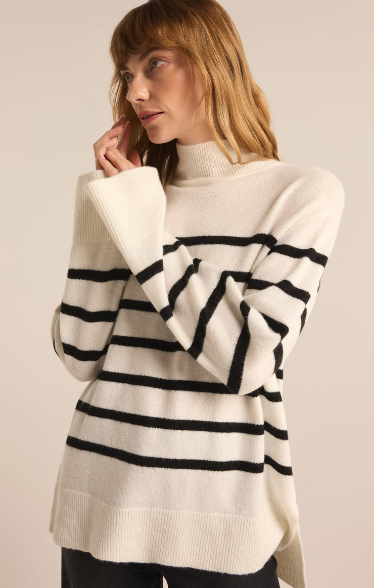 Sweaters Fin Stripe Turtleneck Sweater Fin Stripe Turtleneck Sweater