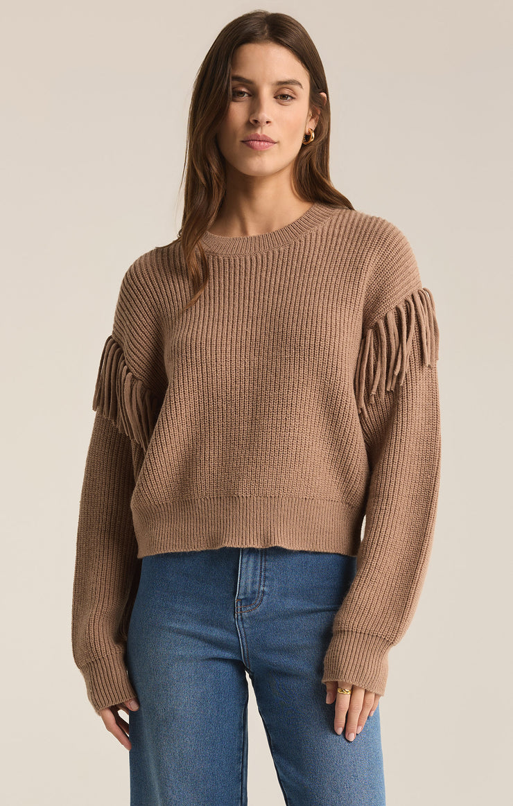 Sweaters On The Fringe Sweater Campfire