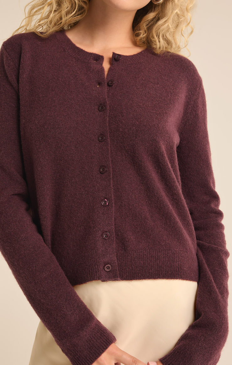 Sweaters Outlook Cardigan Berry Wine