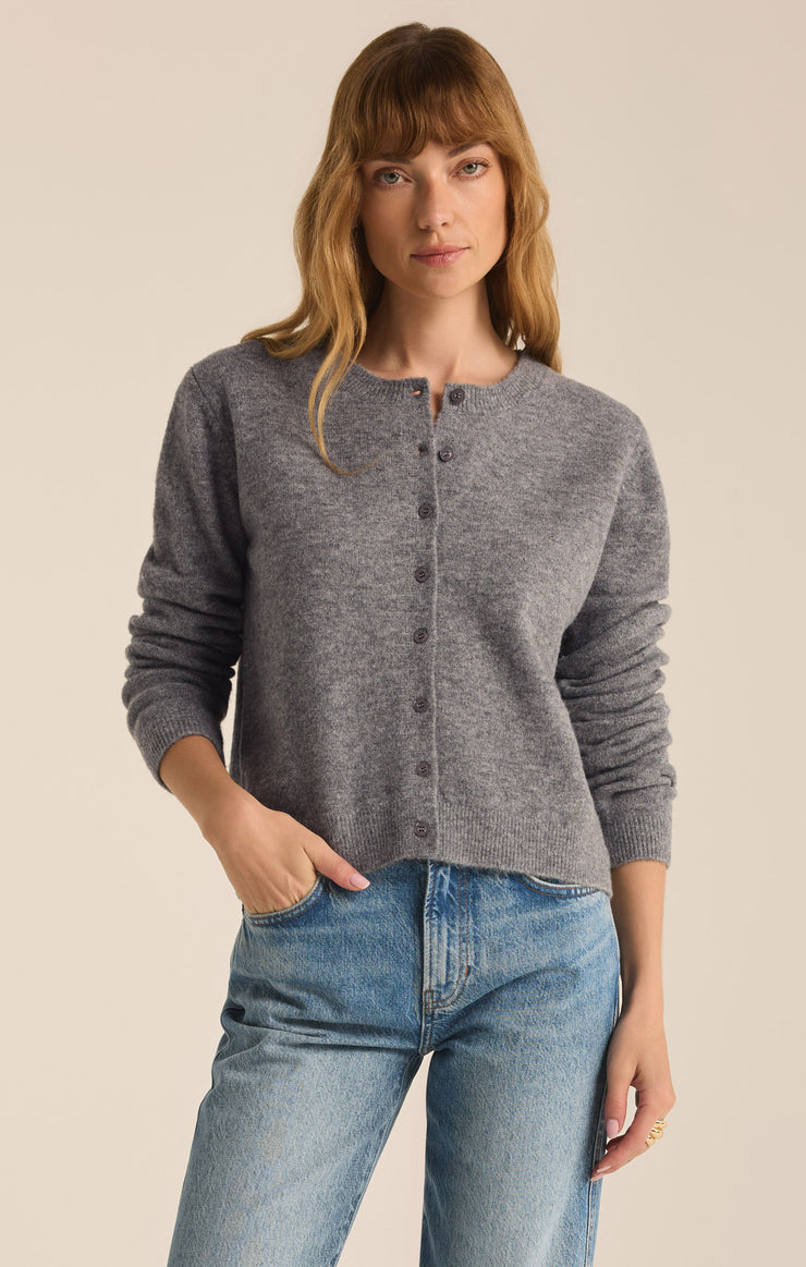 Sweaters Outlook Cardigan Classic Heather Grey