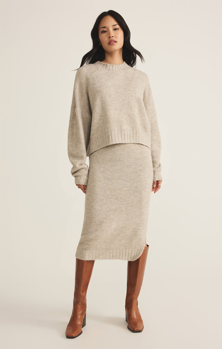 Skirts Shellie Sweater Skirt Oatmeal