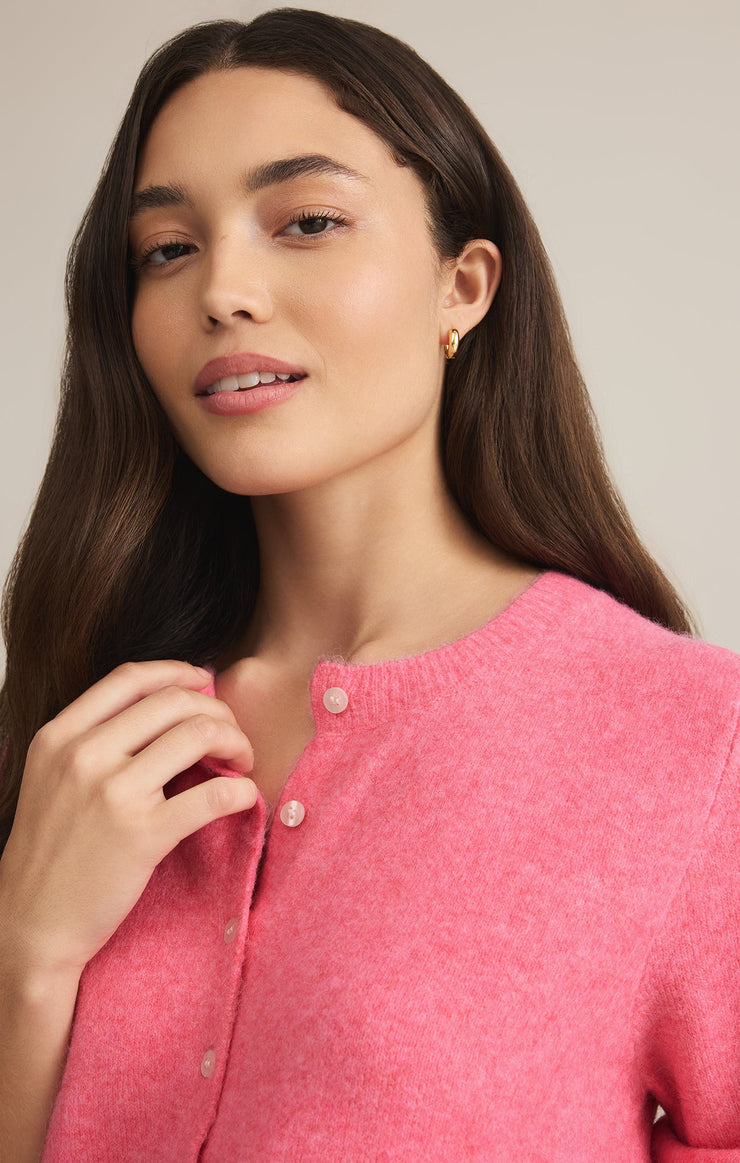 Sweaters Medina Cozy Cardigan Disco Pink