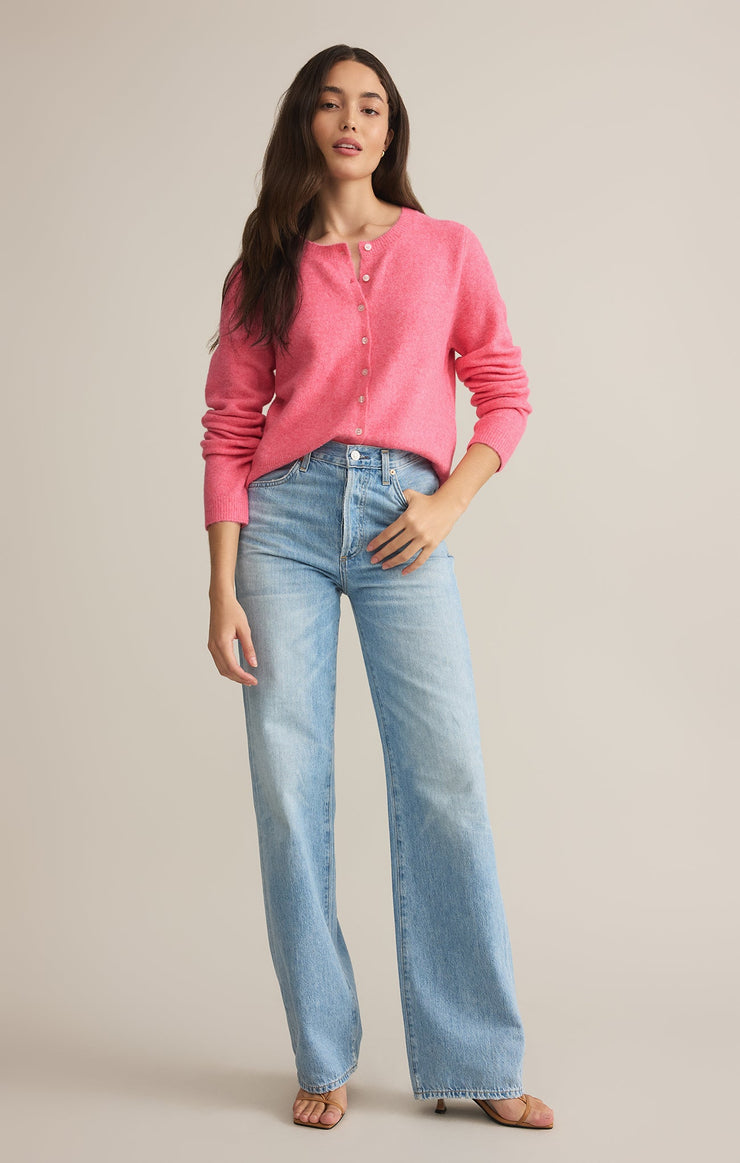 Sweaters Medina Cozy Cardigan Disco Pink