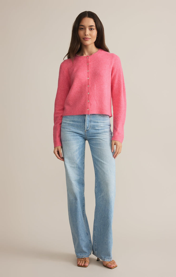 Sweaters Medina Cozy Cardigan Disco Pink