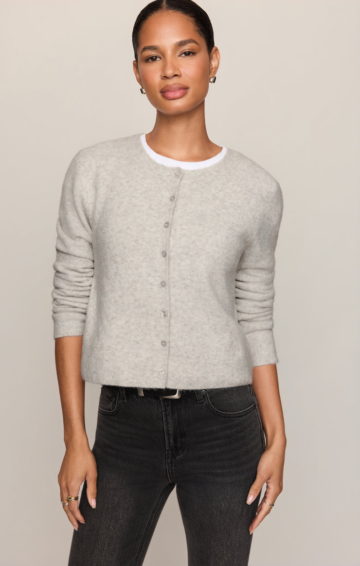 Sweaters Medina Cozy Cardigan Feather Grey