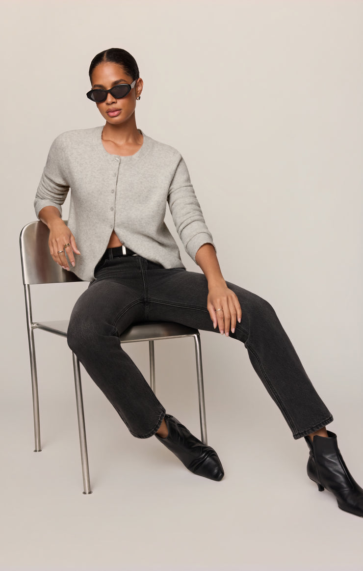 Sweaters Medina Cozy Cardigan Feather Grey