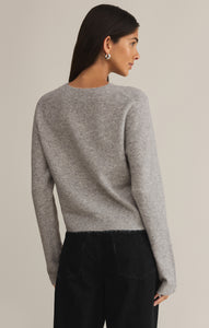 SweatersMedina Cardigan Light Heather Grey