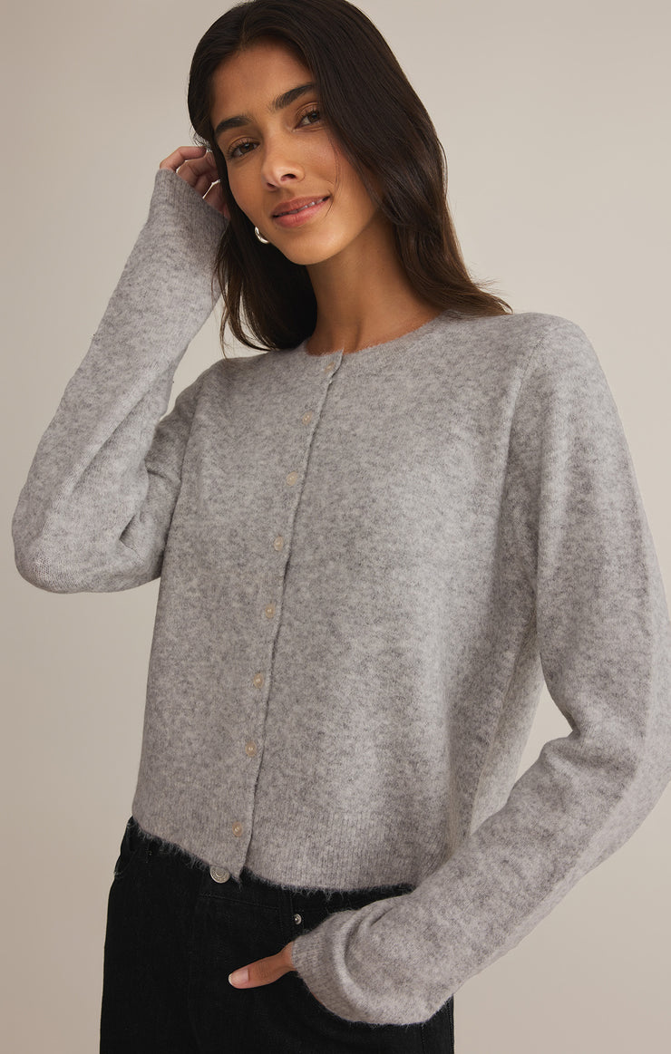 Sweaters Medina Cardigan Light Heather Grey