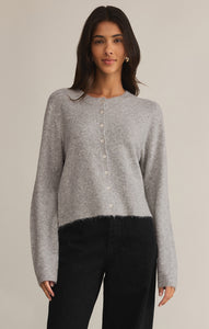 SweatersMedina Cardigan Light Heather Grey