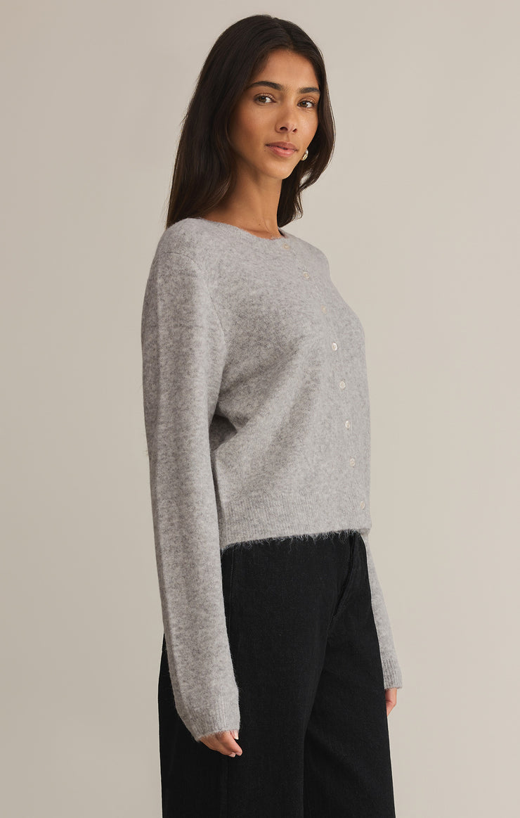 Sweaters Medina Cardigan Light Heather Grey