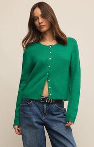 SweatersMedina Cozy Cardigan Lucky Green