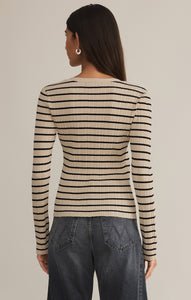 SweatersJordana Stripe Sweater Sandshell