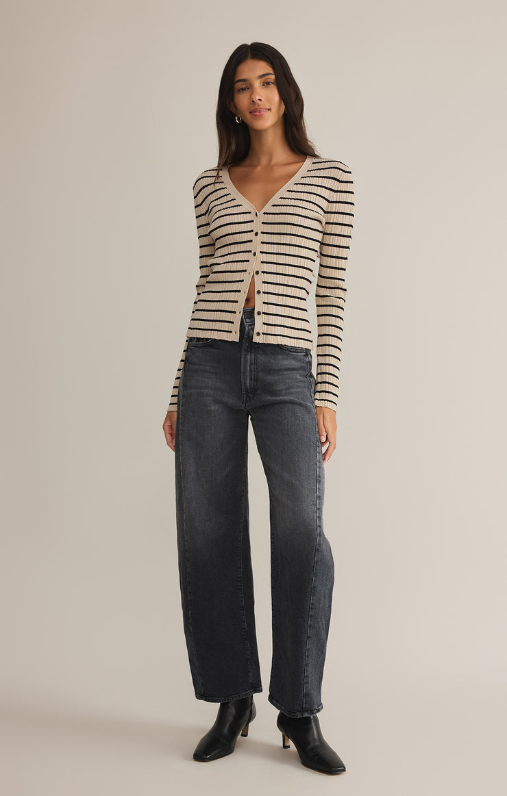 Sweaters Jordana Stripe Sweater Sandshell