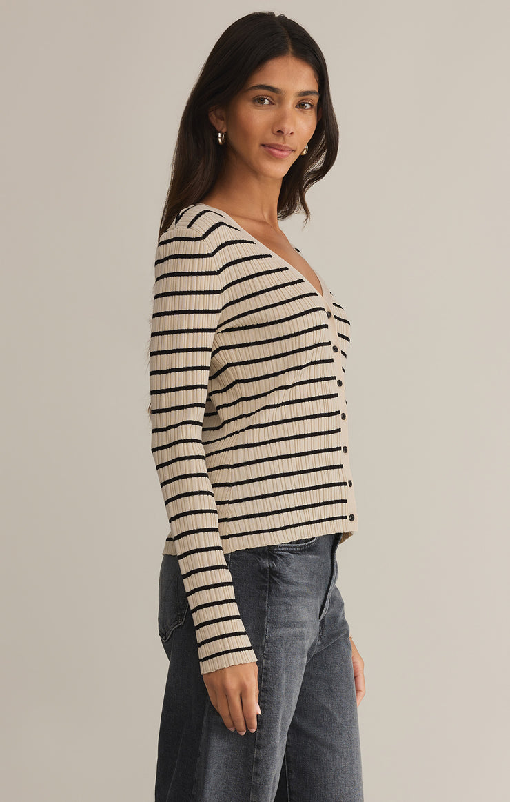 Sweaters Jordana Stripe Sweater Sandshell