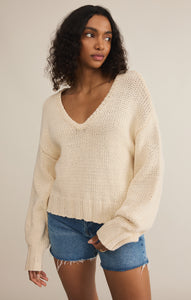 SweatersVida Reversible Sweater Sea Salt