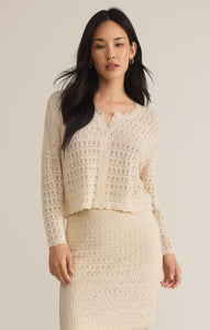 SweatersCrochet Cardigan Sea Salt