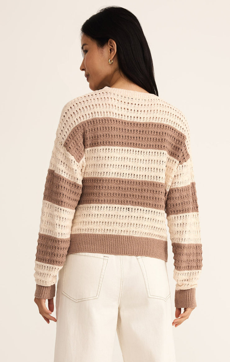 Sweaters Bonaparte Stripe Crochet Sweater Bonaparte Stripe Crochet Sweater