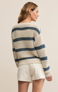 SweatersBroadbeach Striped Sweater Slate Blue Indigo