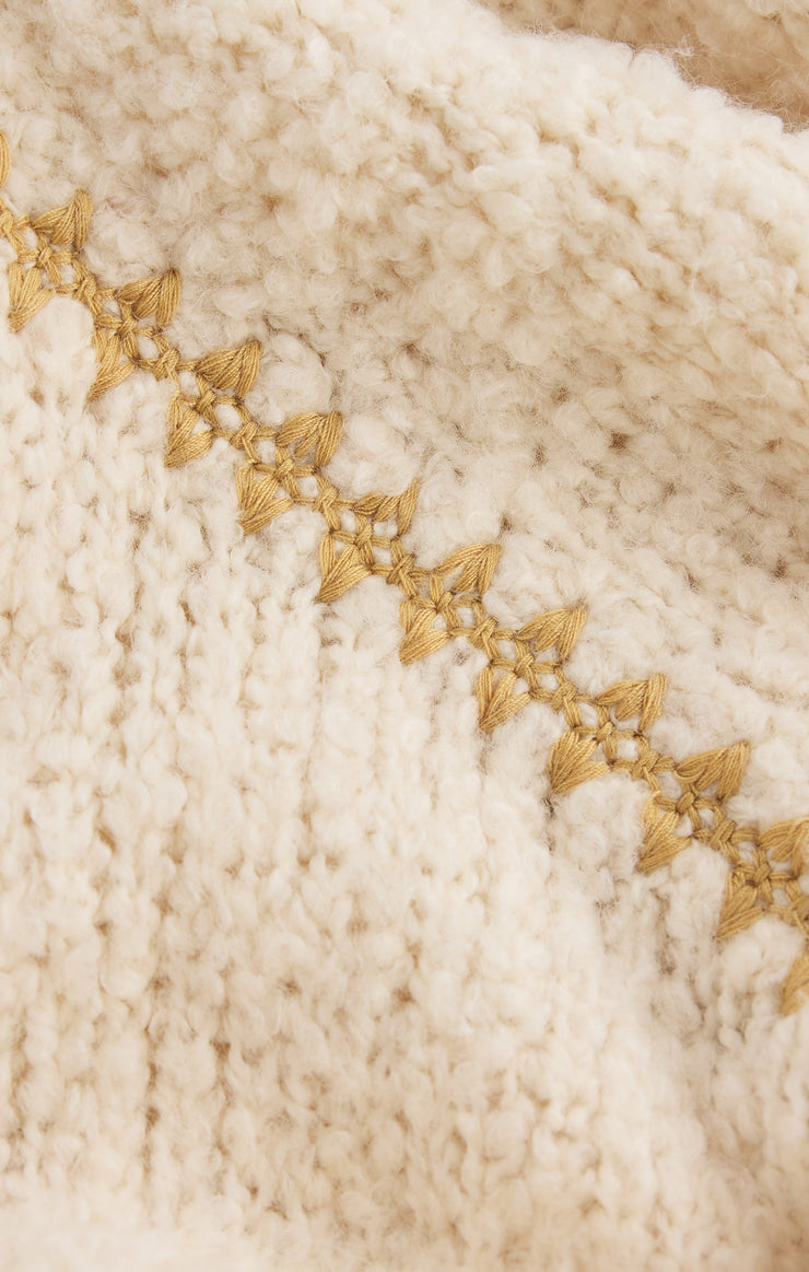 Sweaters Romnie Whipstitch Sweater Crystal