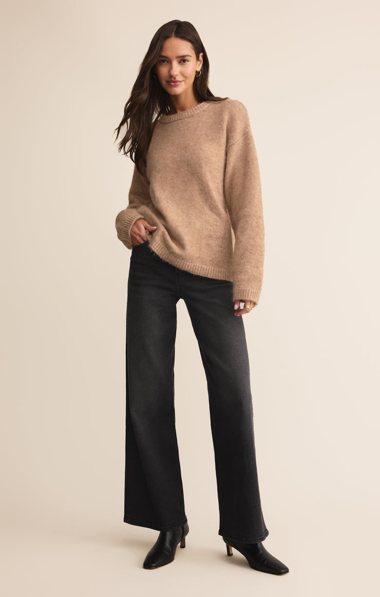 Sweaters Snowed In Sweater Heathered Camel