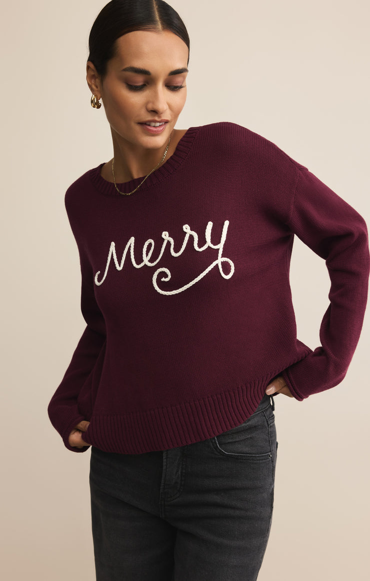 Sweaters Sienna Merry Sweater Merlot