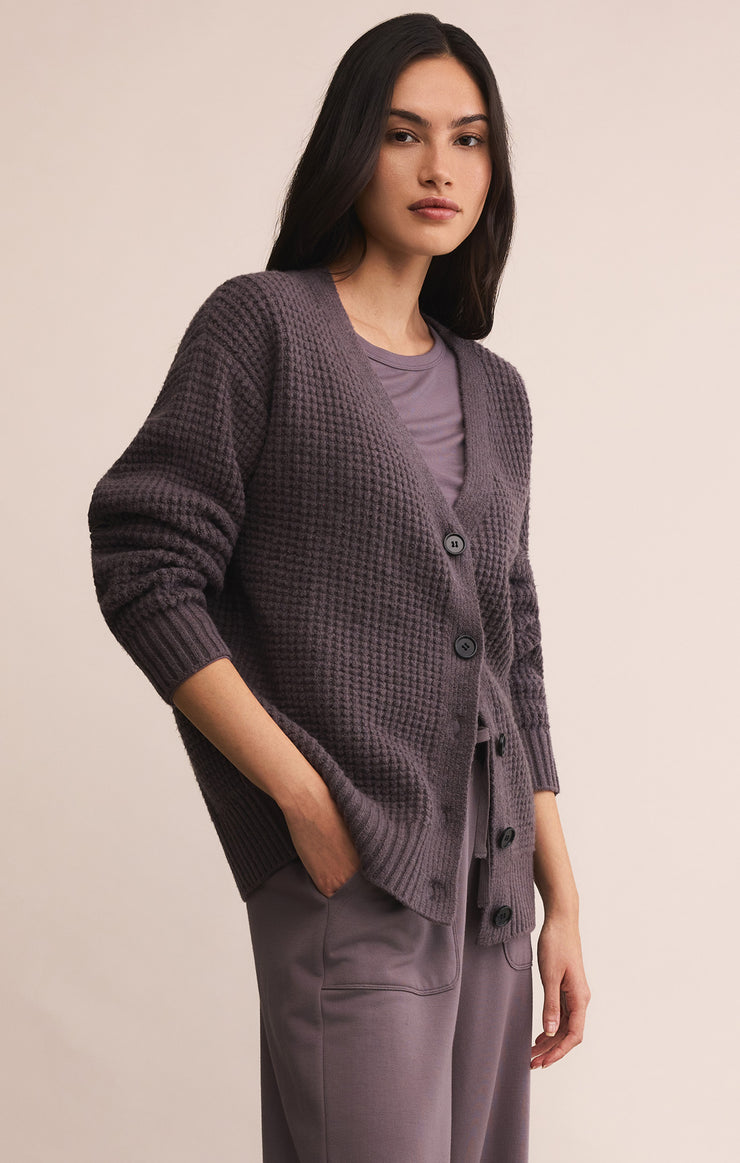 Sweaters Cozette Relaxed Cardigan Burnt Ash